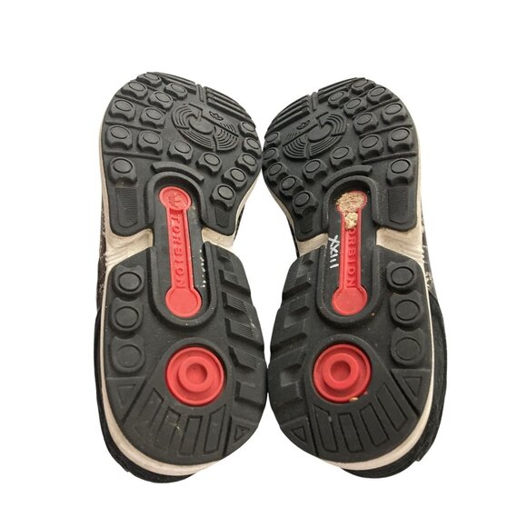 adidas Torsion ZX Flux men Size 10 black white athletic running sneakers shoes - Picture 7 of 8